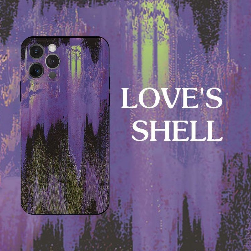Corat-coret ungu Hard case For IPhone 6 6s 6 Plus 6s Plus 7 8 SE 7 Plus 8 Plus X Xs Xr Xs Max 11 12 