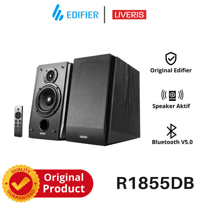 Edifier R1855DB Bookshelf Speaker Bluetooth Aktif 2.0 Original