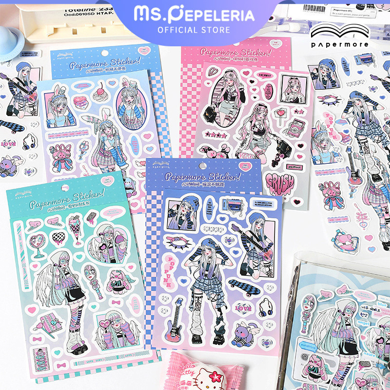 

washi tape/Akun tangan stiker DIY stiker karakter kartun lucu kreatif dan selotip kertas/ Album Foto DIY-Ms.Pepeleria