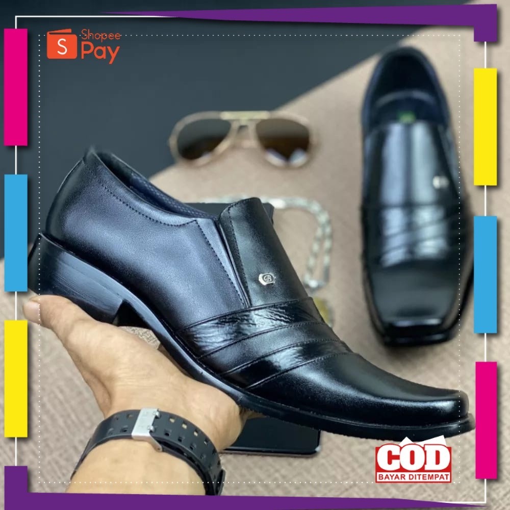 UKURAN SIZE 37 38 39 40 41 42 43 44 45 / Sepatu Pantofel Pria Pentopel Kantor Kulit Asli Sepatu Pant