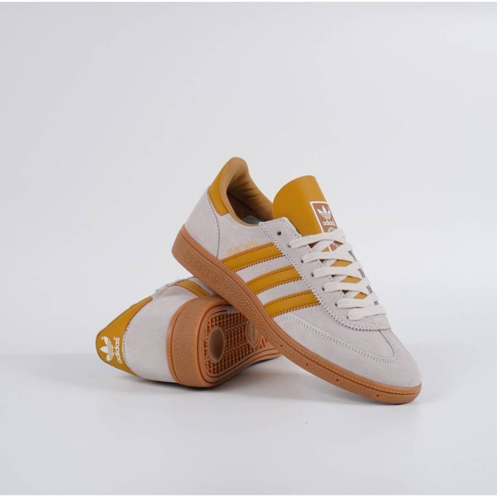 Sepatu Adidas Munchen White Cream Mesa Gum 100% Original BNIB