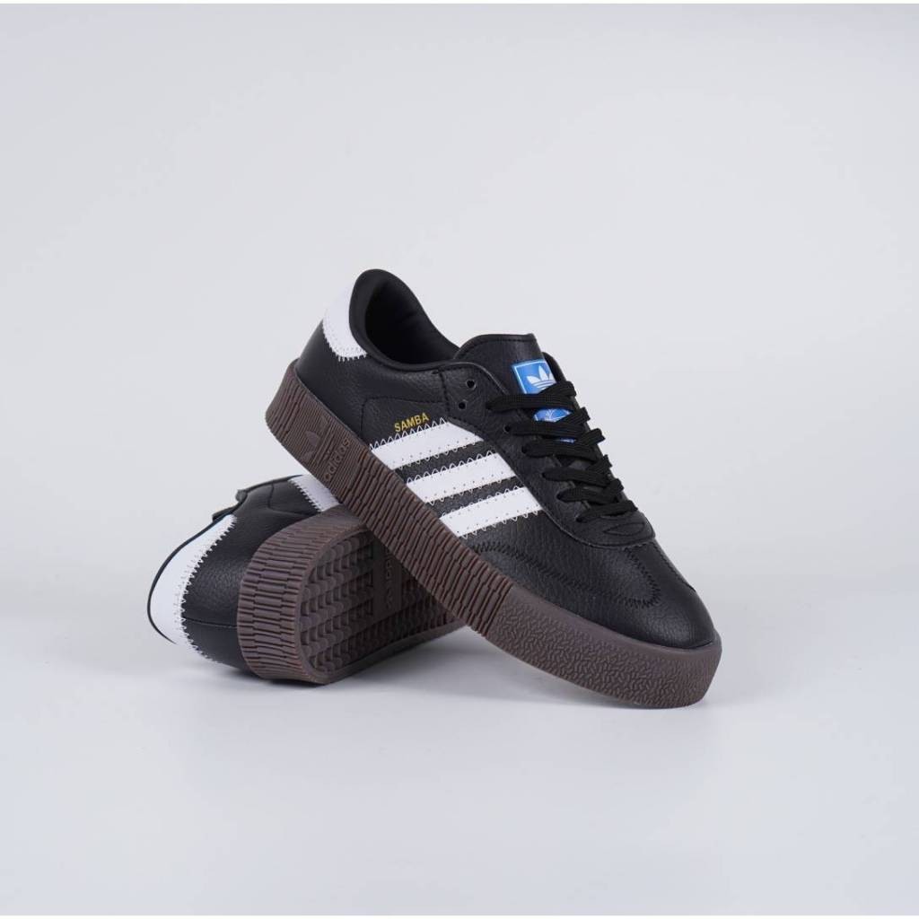 Sepatu Adidas Sambarose Black White Gum 100% Original BNIB (Free Papperbag)