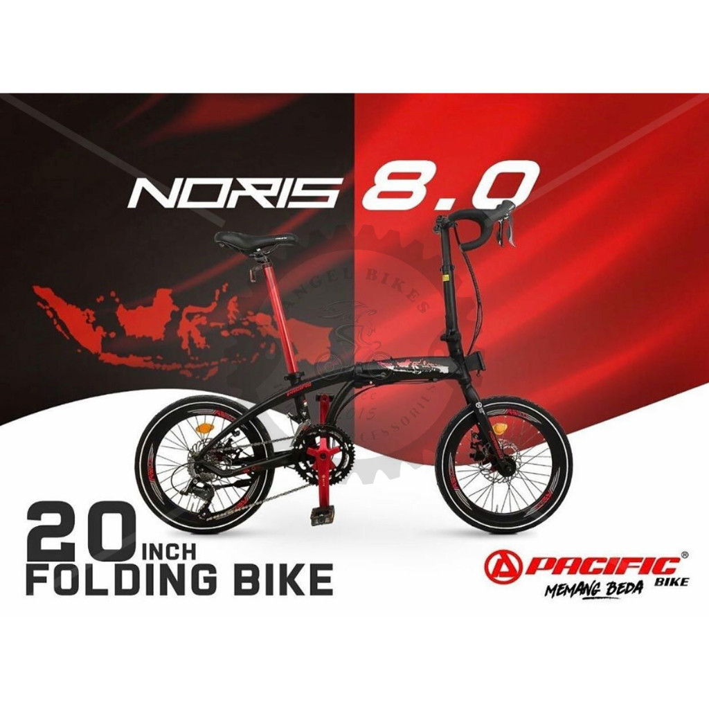 Sepeda Lipat Pacific NORIS 8.0 Indonesia 20 inch