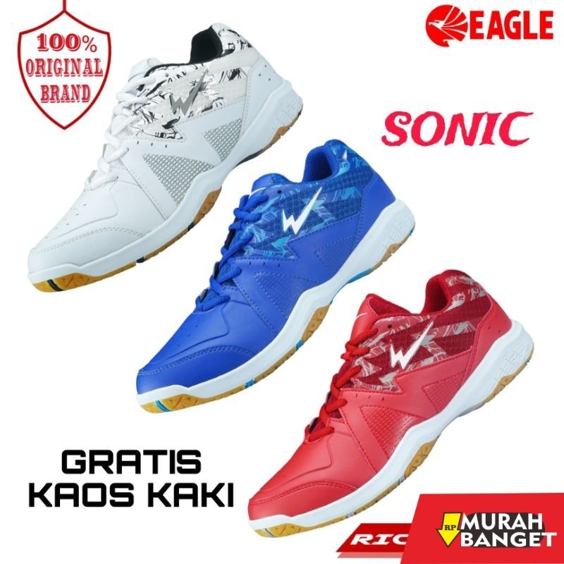 Sepatu olahraga- Eagle Sonic Sepatu Badminton Eagle Original