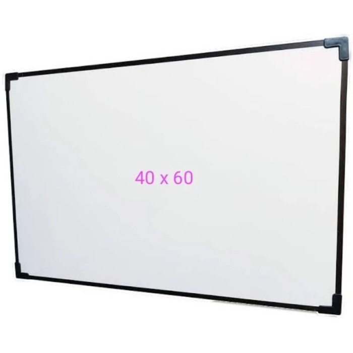

PAPAN TULIS WHITE BOARD 40X60 dan 60x80 - 60x80