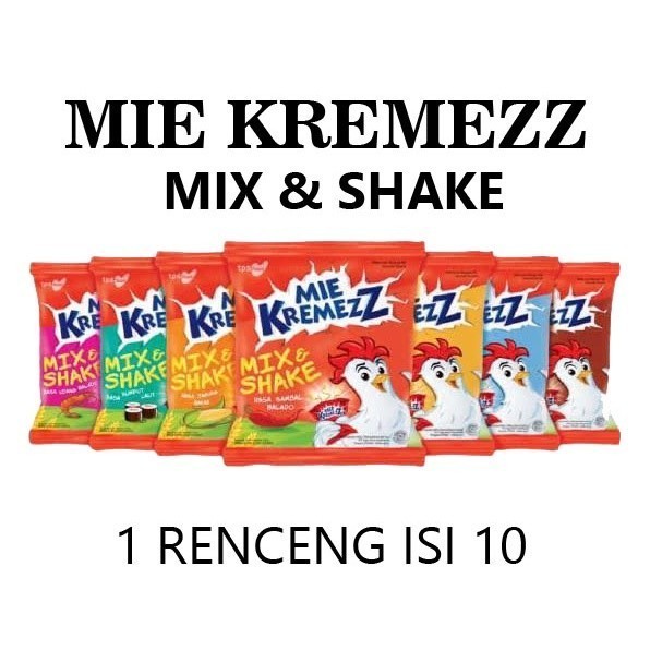 

MIE KREMEZZ MIX & SHAKE RENCENG ISI 10 By Toko DUNIA VARIASI SURABAYA