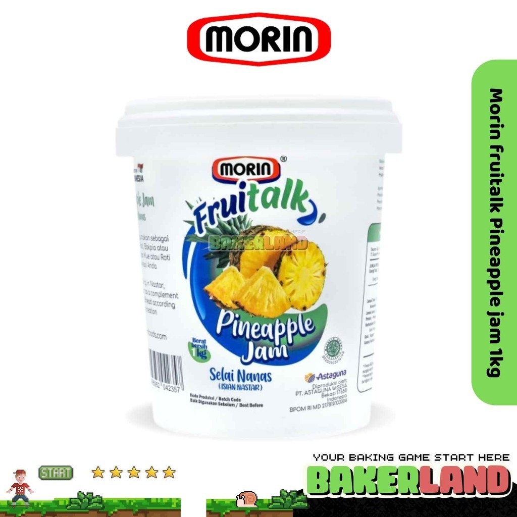 

Morin Fruitalk Pineapple Jam 1kg / Selai nanas / Selai Nanas Nastar / Selai Nanas Morin 1 kg / Selai Nanas Morin / Selai Nanas Nastar Morin