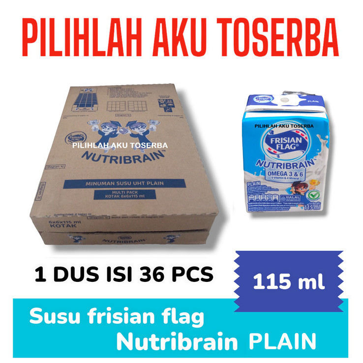 

Susu Frisian Flag NUTRIBRAIN PLAIN 115 ml - ( HARGA 1 DUS )