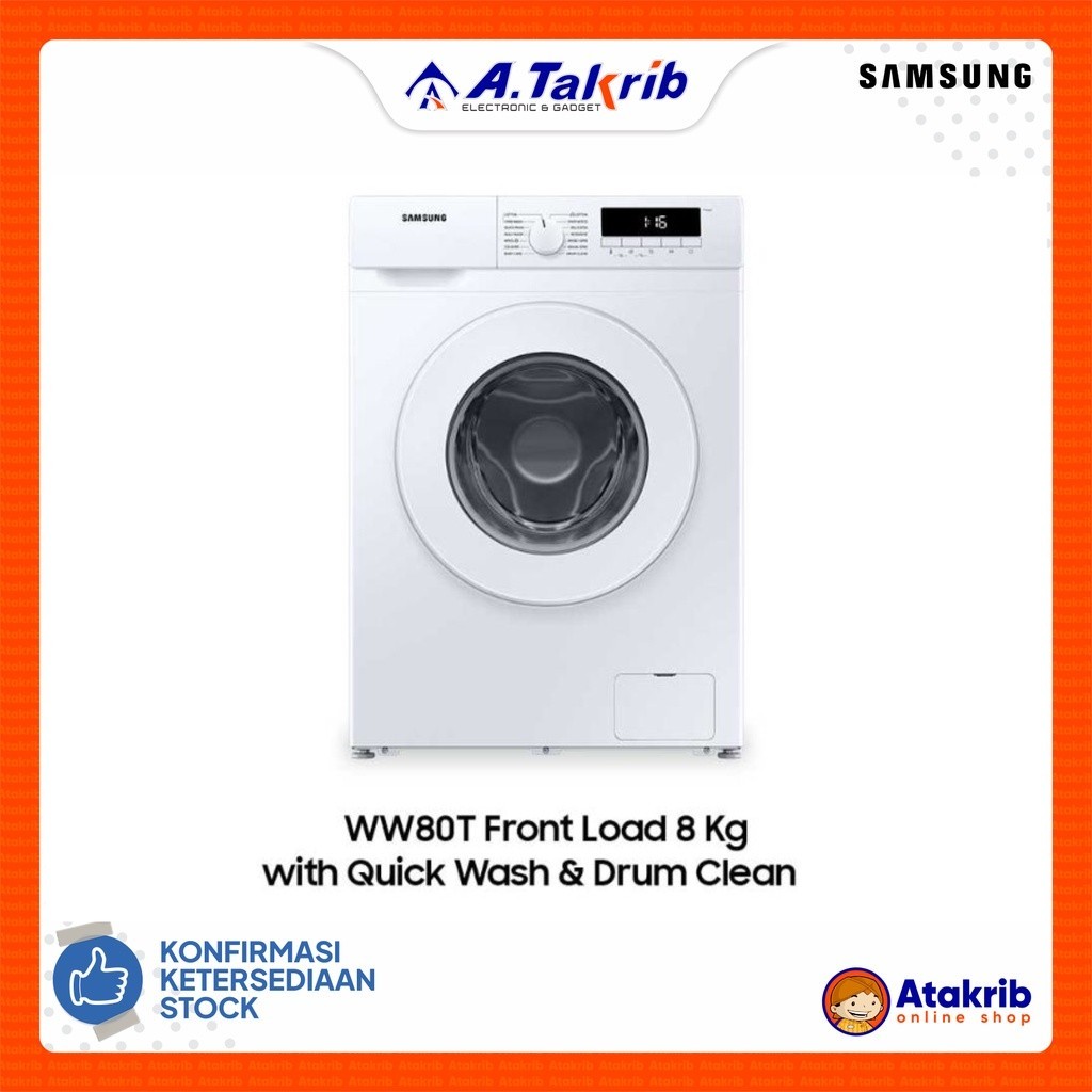 SAMSUNG FRONT LOADING WW80T3040WW