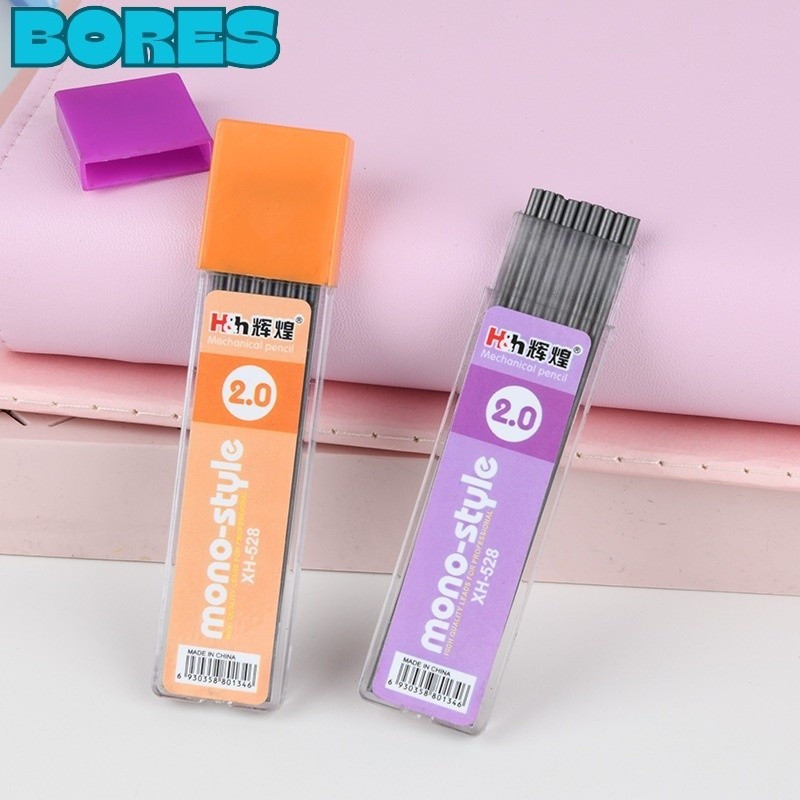 

BORES Refill Pensil Mekanik Cetek PREMIUM QUALITY Ukuran 2.0 Isi Ulang Pensil Mekanik Isi 9 Pcs Alat Tulis Sekolah Dan Kantor Mechanical Aesthetic Korea
