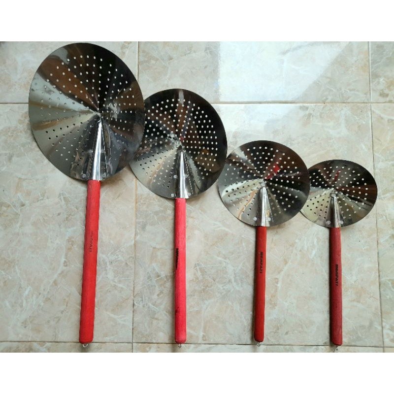 SEROK STAINLESS MURAH/ PENIRIS GORENGAN MURAH /SEROK KECIL/SEROK SEDANG/SEROK BESAR/SEROK JUMBO