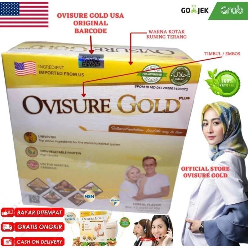 

OVISURE GOLD MILK SUSU OBAT TULANG DAN SENDI YG SEHAT 100% DIMFOR USA