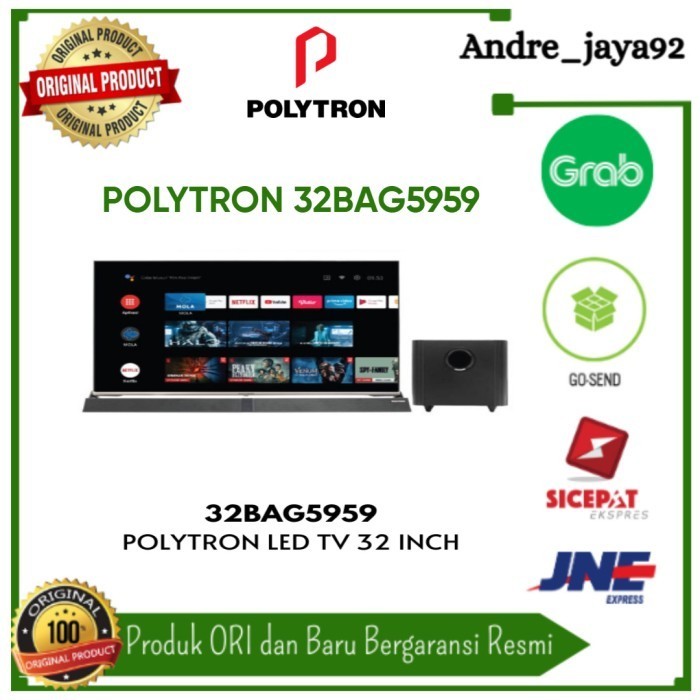 TV LED POLYTRON PLD-32BAG5959 / PLD32BAG5959 , SMART TV 32 ICNH