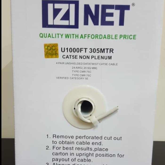 Cable UTP / Kabel UTP LAN IZINET Cat5E