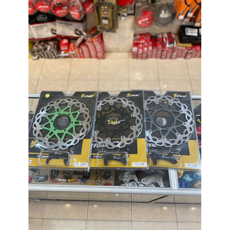 DISC CAKRAM DEPAN 320mm CNC FLOATING CRF/KLX/D’TRECKER ORIGINAL THOR