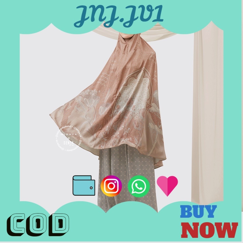 5.5 BIG SALE Mukena Travel Miraya x Senya Talavera Rosegold