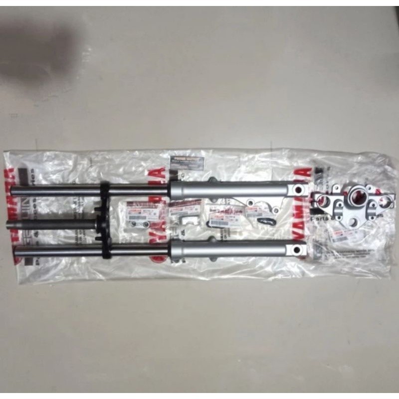 SHOCK DEPAN RX KING KOMPLIT SEGITIGA ATAS TABUNG SHOCK DEPAN ORI YAMHA