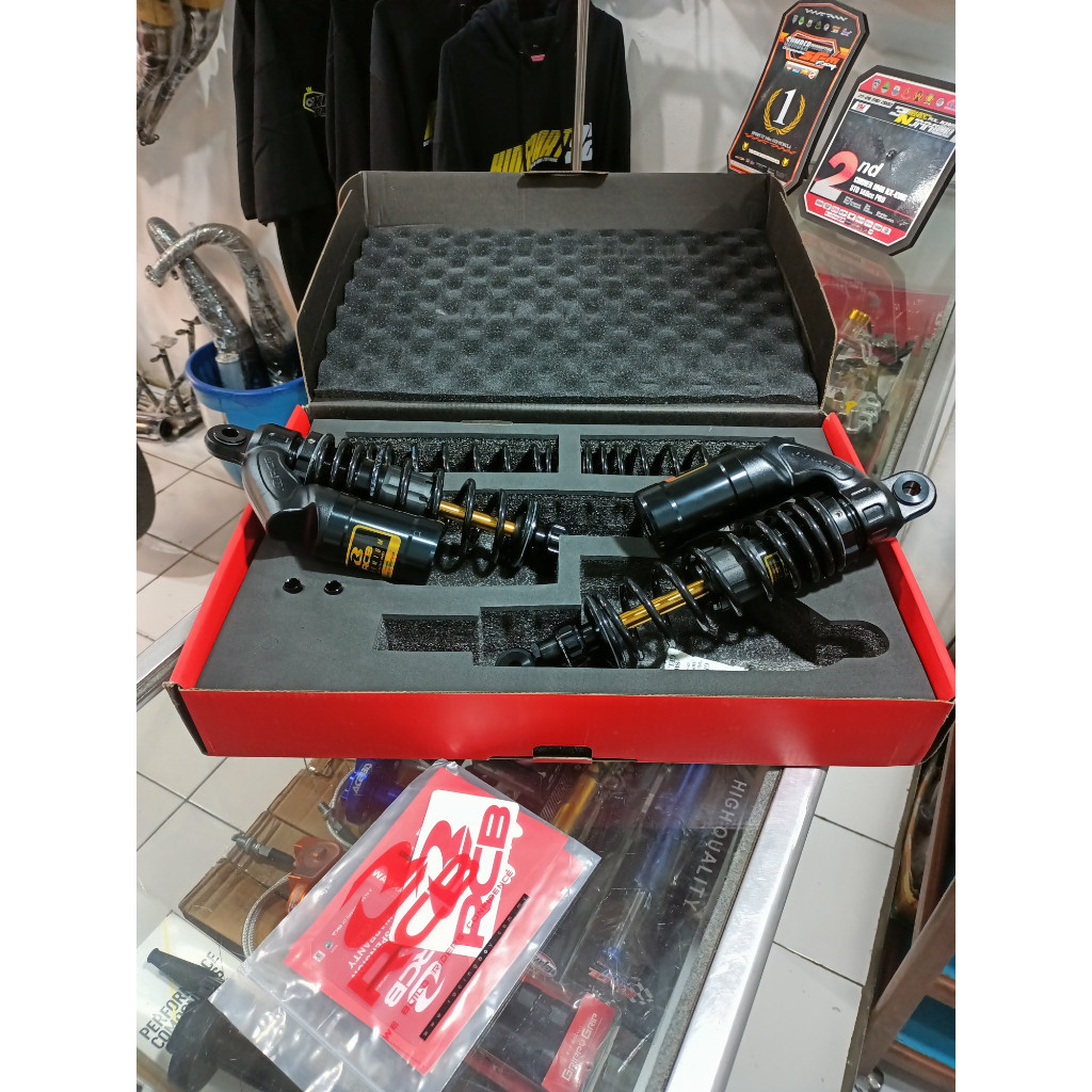 shock shockbreaker rcb v series premium black series 320mm Shockbreaker Shock Skok Belakang RCB Tige
