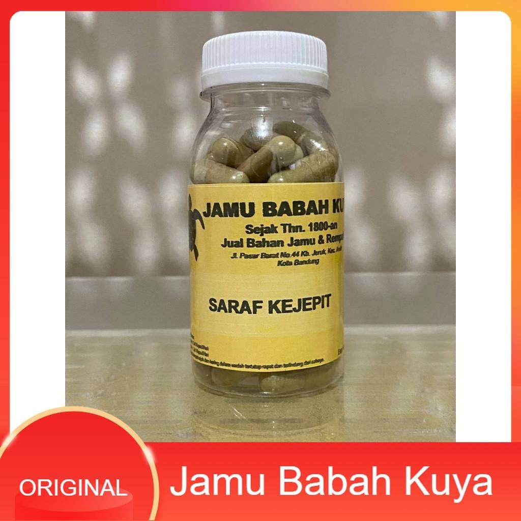 

Jamu Babah Kuya - Saraf Kejepit (50 Kapsul) Herbal