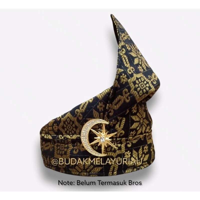 TANJAK MELAYU FULL SONGKET IKAT MAHKOTA ALAM BUDAK MELAYU RIAU