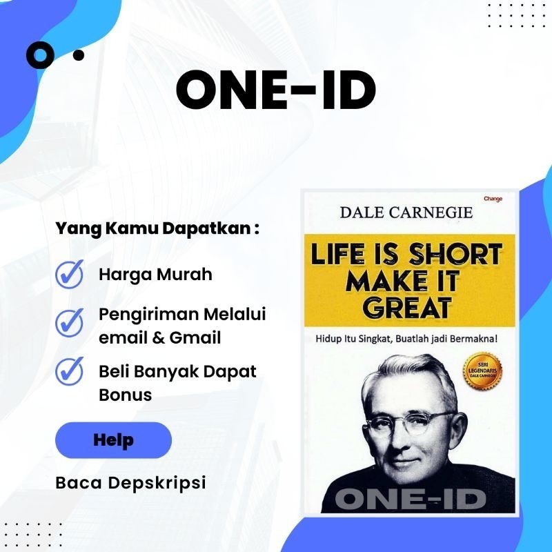 

Life is Short Make it Great (Hidup itu Singkat, Buatlah Jadi Bermakna)