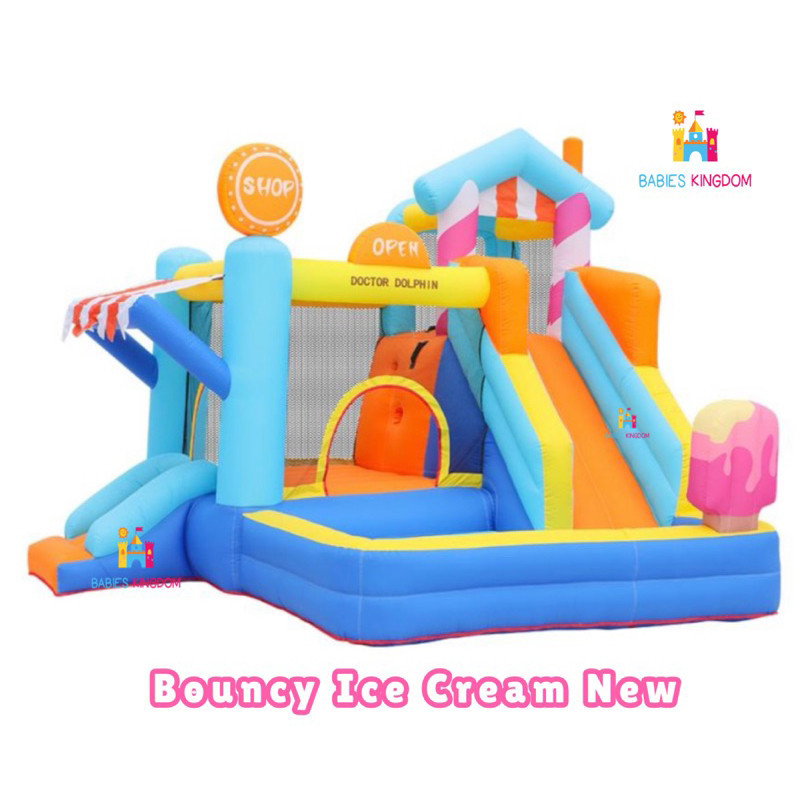Ice Cream Jumping Castle Bouncy Playground Istana Balon