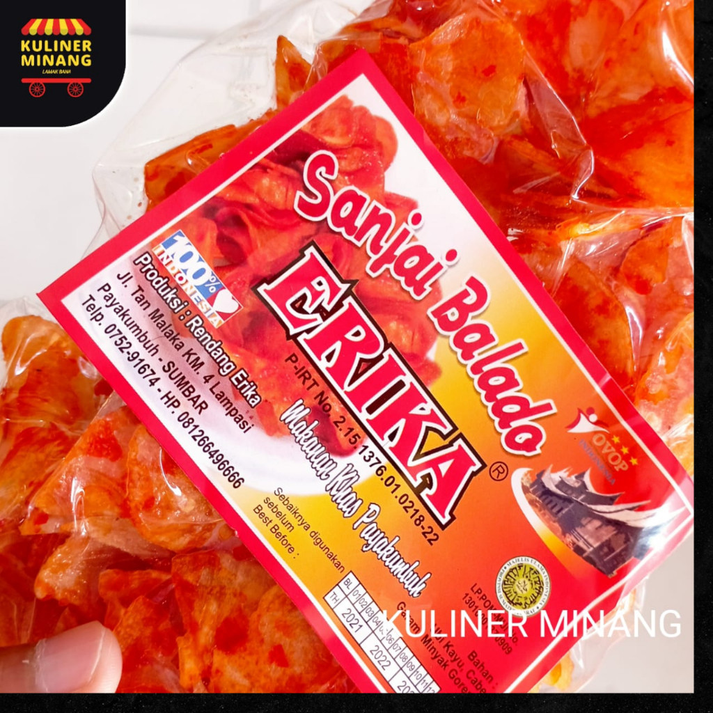 

Sanjai Balado Erika Cemilan Khas Kuliner Minang