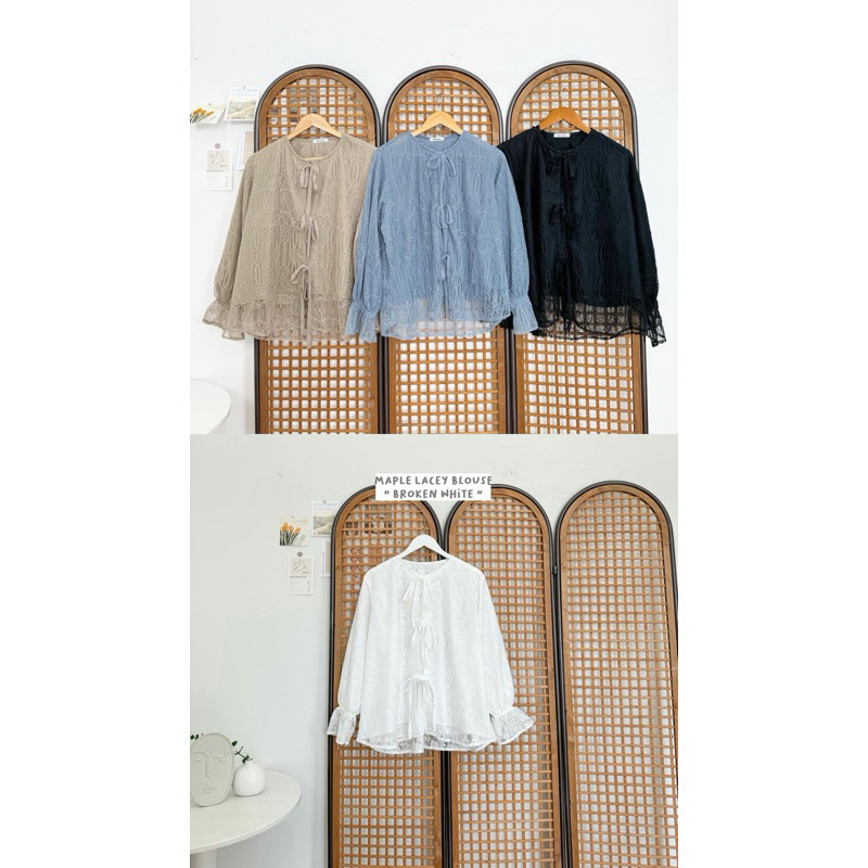 LOCANA LABEL MAPLE BLOUSE