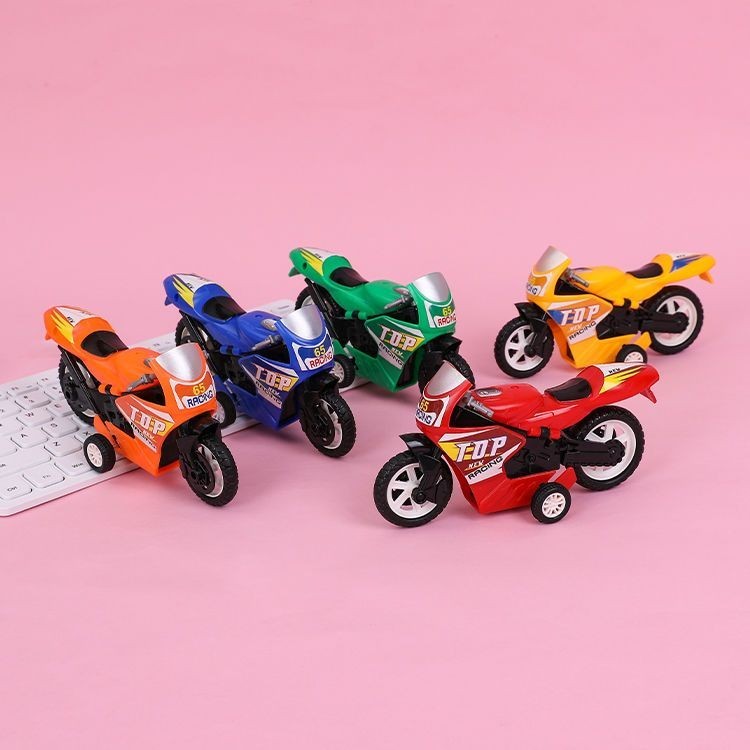 Simulasi Sepeda Motor/Mainan Anak-anak Mainan Kecil Bayi/Tarik Belakang Sepeda Motor/1-3 Tahun Maina