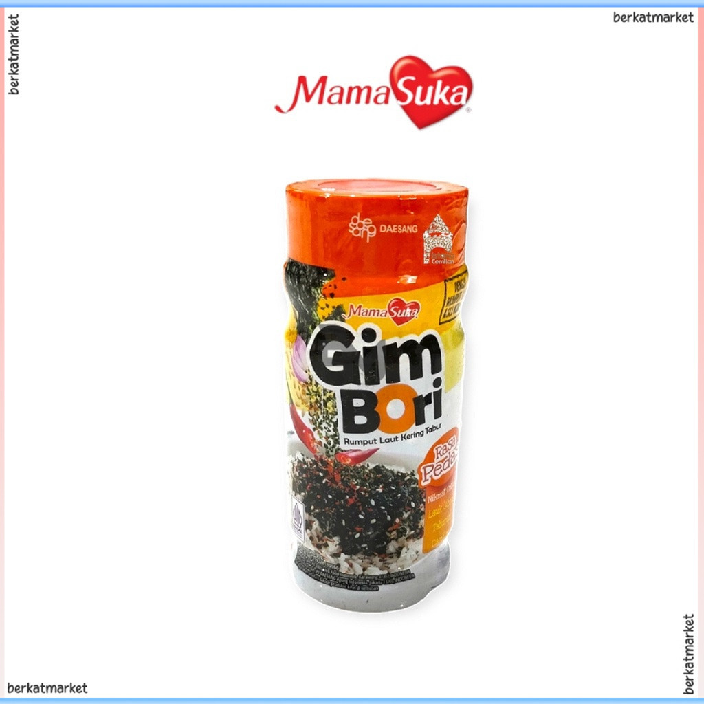 

Mamasuka Gim Bori Nori Rumput Laut Tabur Botol 30gr