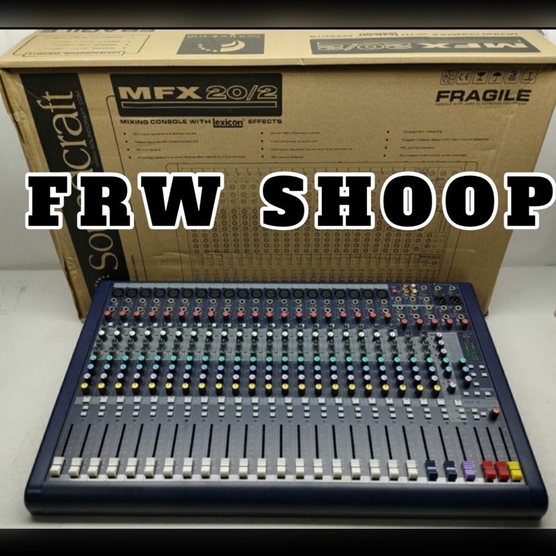 MIXER AUDIO SOUNDCRAFT MFX20 / MFX 20/2 (20channel)