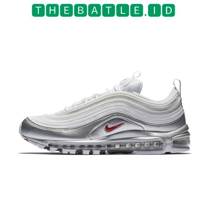 Sepatu Nike Air Max AM 97 Silver White Red BNIB Original