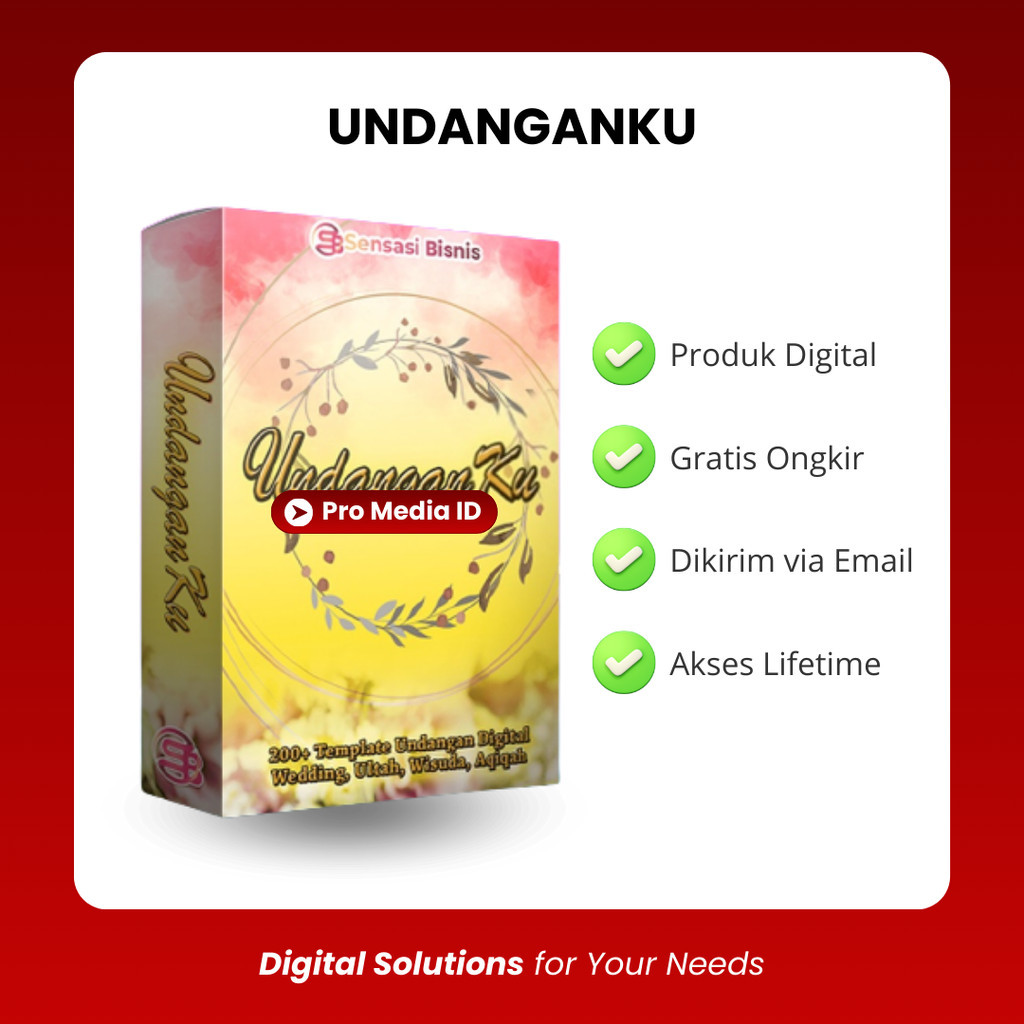 Undanganku Template Undangan Pernikahan Format PPT PowerPoint