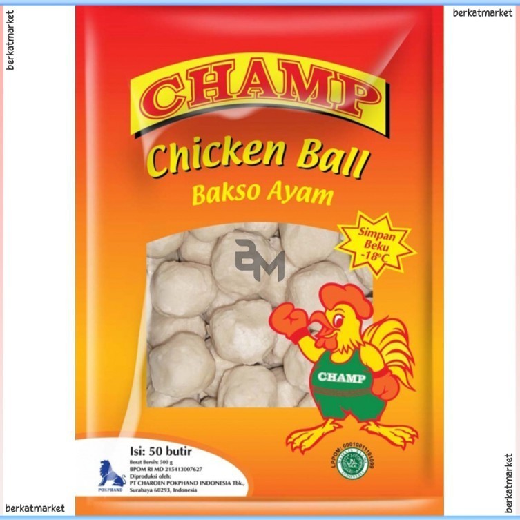 

Champ Chicken Ball Bakso Ayam 500gr