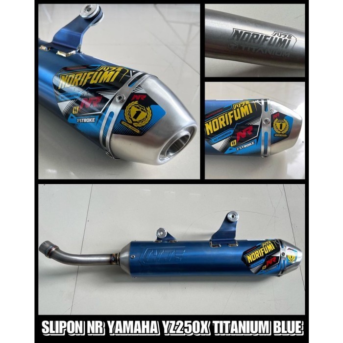 KNALPOT NORIFUMI YZ250X SLIP ON NR NORIFUMI YZ250X