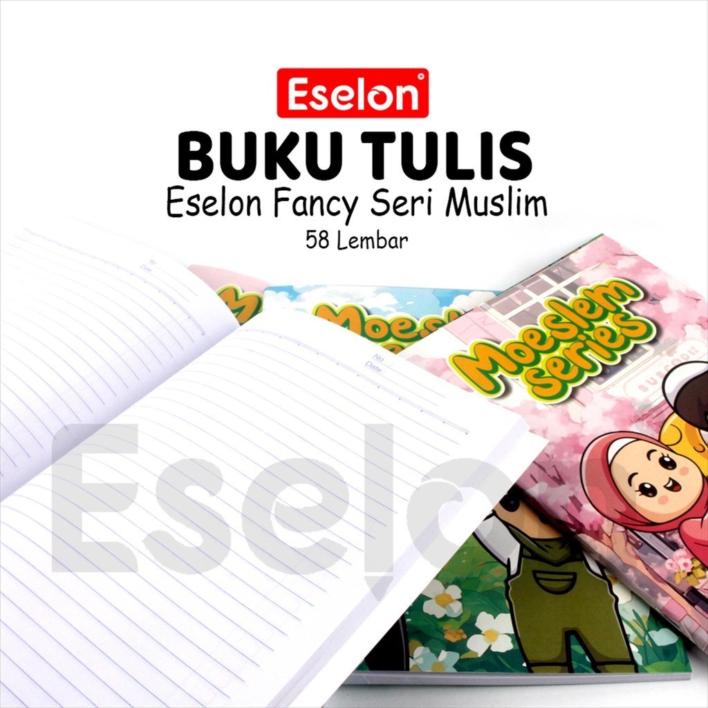 

Promo [ES.JKT] 10pcs Buku Tulis Garis Eselon 58lembar /1Pak Buku Tulis Eselon 58LBR