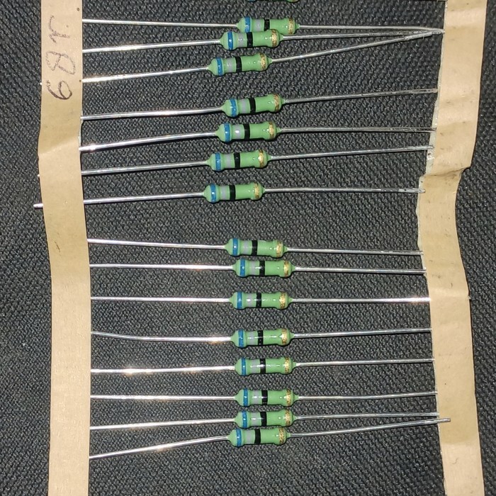 resistor 68r 1 watt original japan 1w 68ohm R 1watt 68 ohm metalfilm 1 w 1wat wat