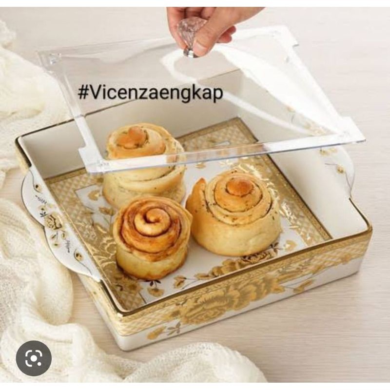 Tempat Kue Keramik Vicenza Gemini