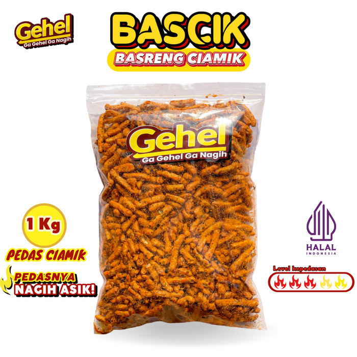 

ST Bascik 1KG - GEHEL (BASRENG CIKRUH DAN BASRENG CIAMIK) - Pedas Ciamik