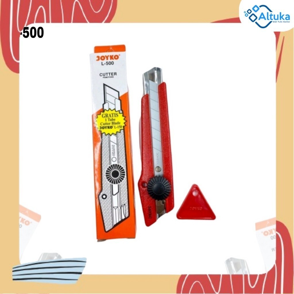 

Cutter / Pemotong Joyko Besar L-500 Plus Bonus Refill Cuttter L150