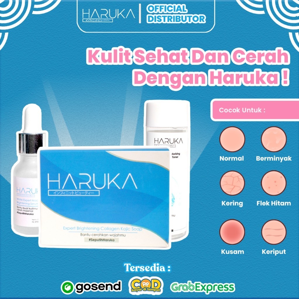 HARUKA SKINCARE - Paket Skincare Haruka untuk kulit Flek