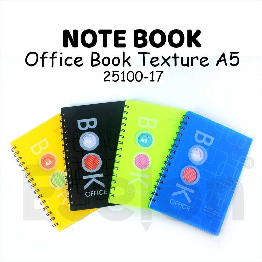 

Diary Spiral A5 Office BOOK 80lembar 25100-17 / Notebook A5