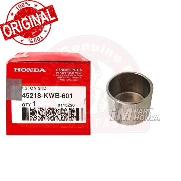 Original  Piston Kaliper Beat Scoopy Spacy Vario 110 125 150 Blade Revo 110 Sonic Supra 150 GTR 4521