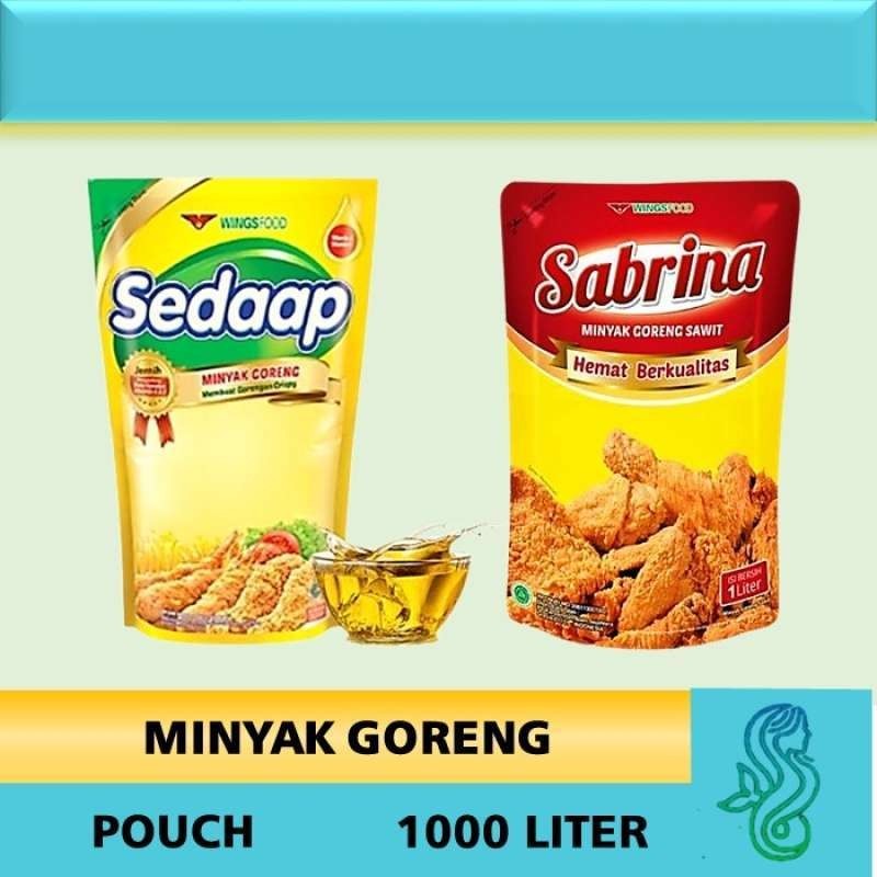 

MINYAK GORENG SEDAAP SABRINA POUCH 1 LITER