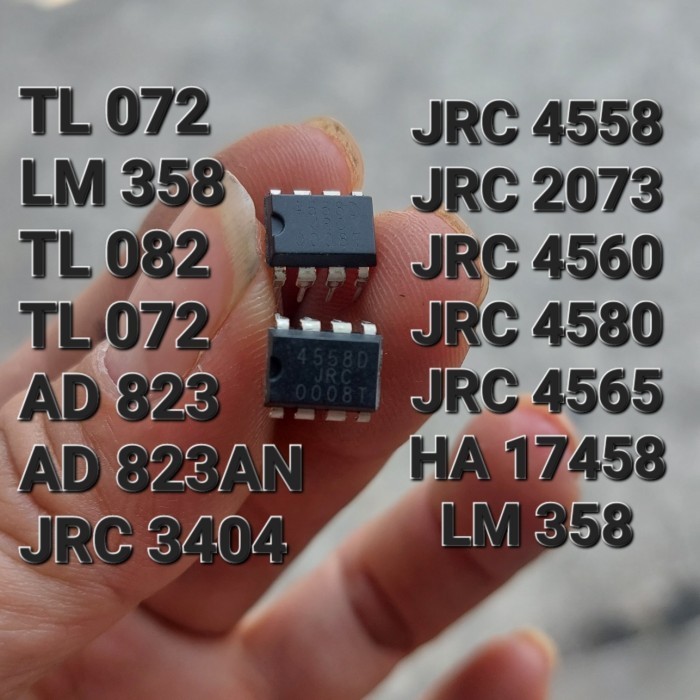 

( JRC 4558 )AD 823 823AN JRC 3404 JRC3404 AD823 AD823AN JRC4558D 4558D