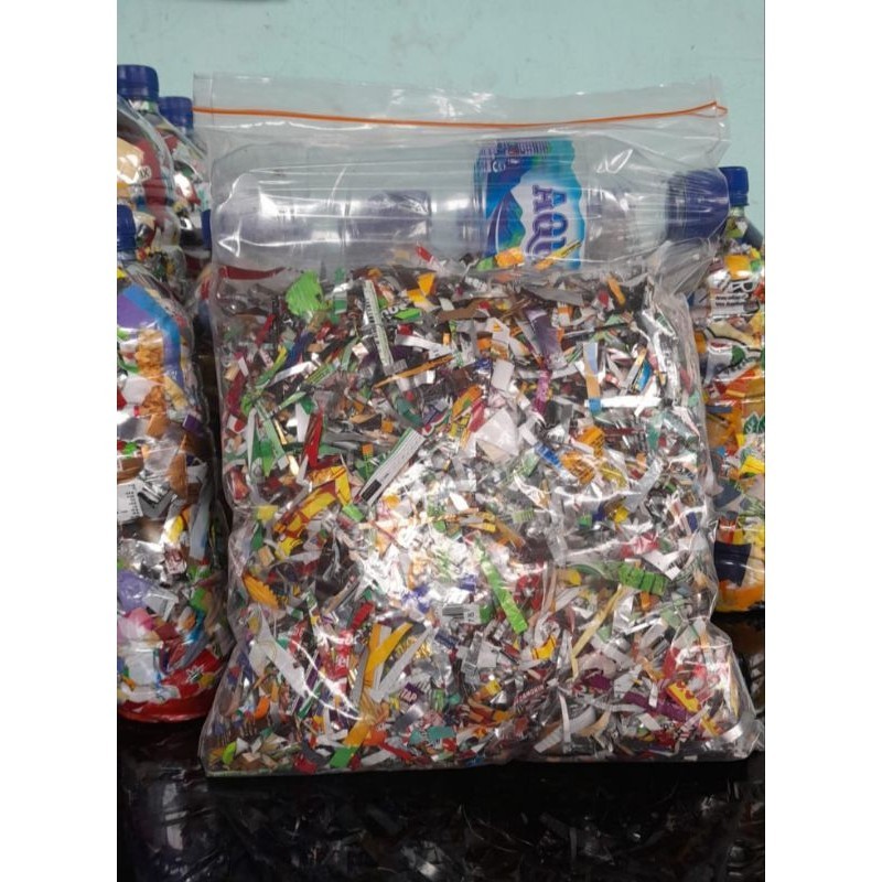 

ready stok siap kirim Sampah plastik buat ecobrick 200an gram FREE Bubblewrap