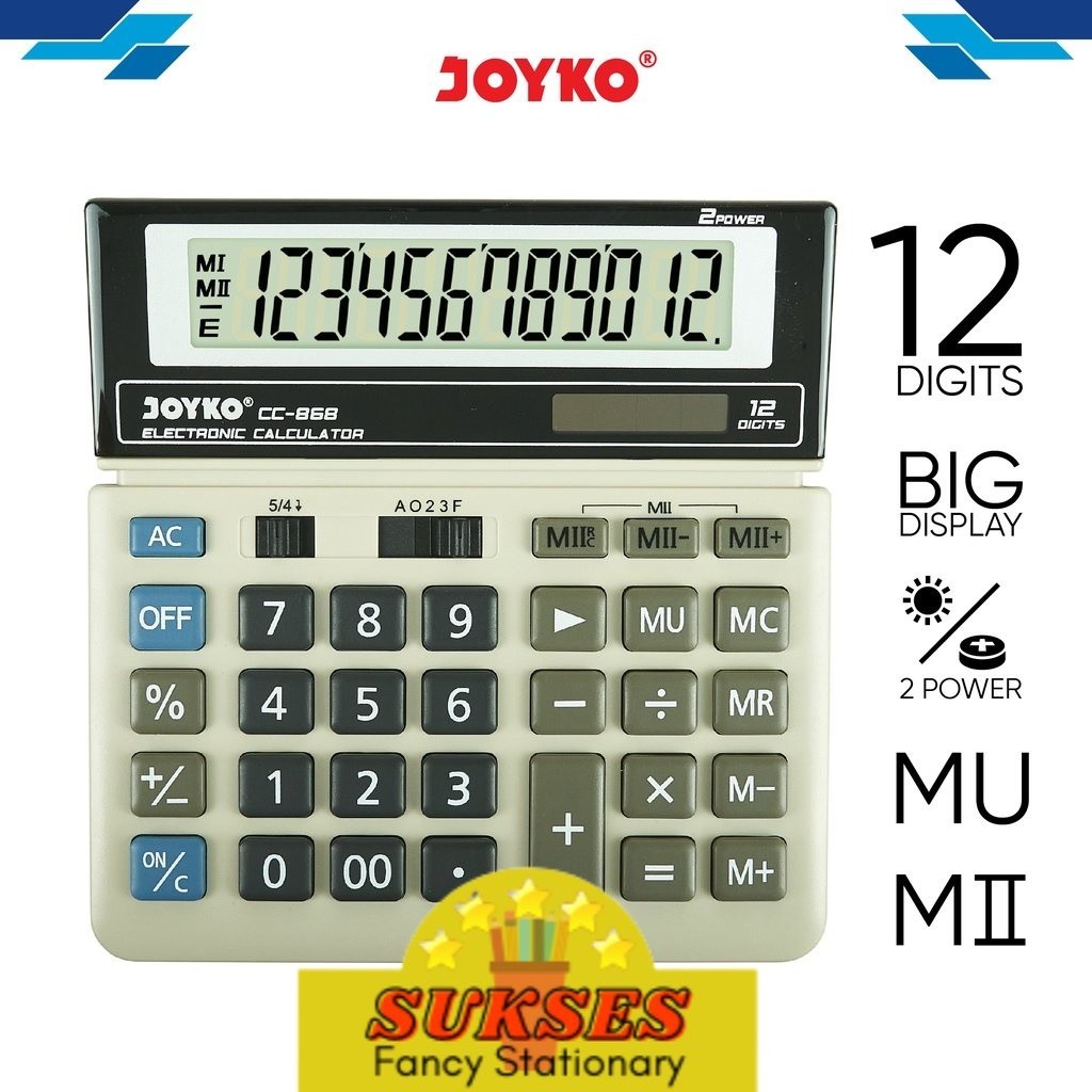 

Calculator Kalkulator Joyko CC-868 12 Digits