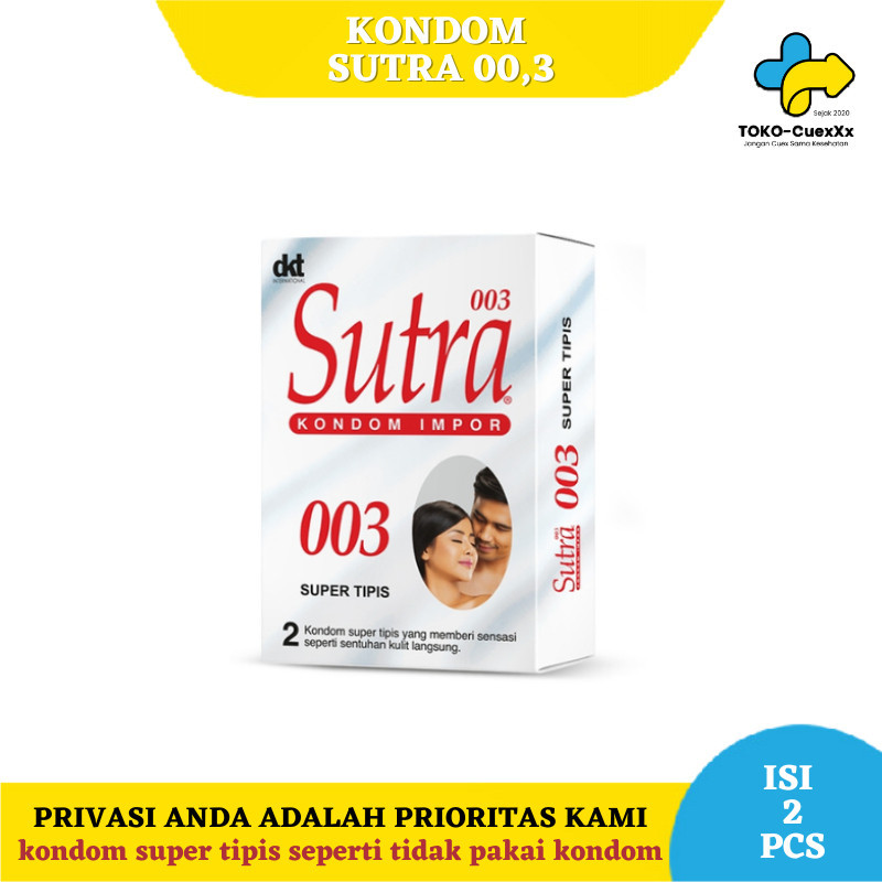 Kondom Sutra Super Tipis 003 - Kondom sutra isi 2 sachet