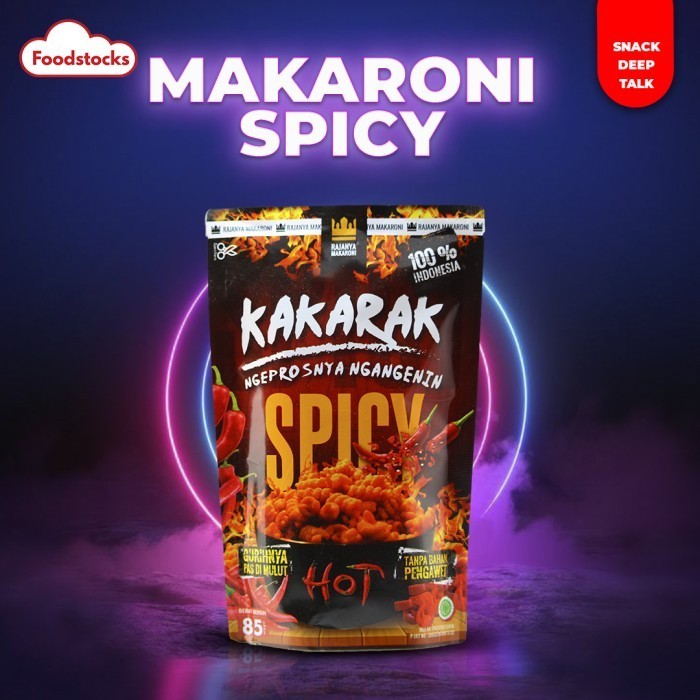 

TERMURAH Makaroni Kakarak Spiral Pedas Level 5 Ngeunah 100 gr