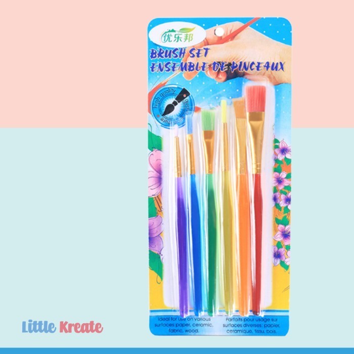 

G874R~ Promo Murmer Brush Set - Kuas menggambar mewarnai melukis - Set A